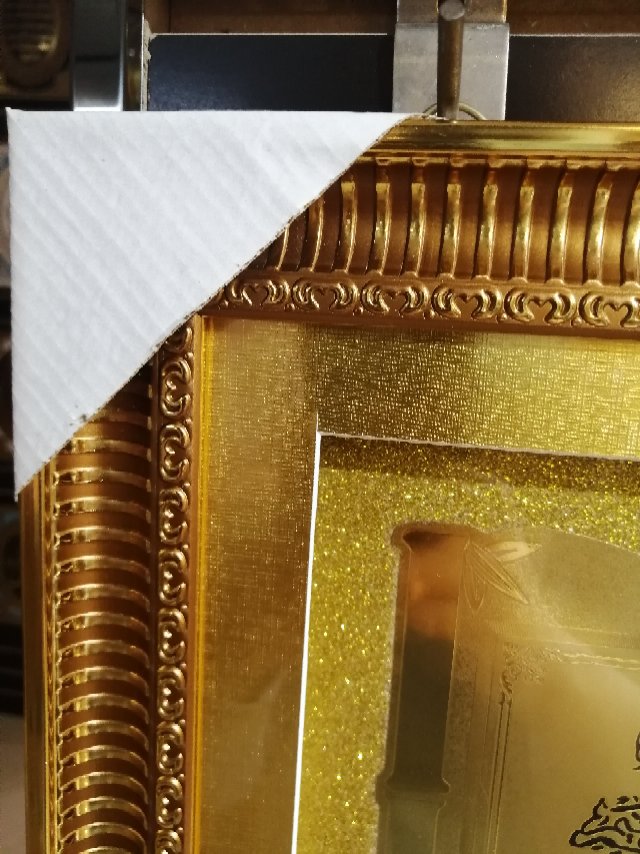 Muslim Picture Frame Gold Powder Bottom Hanging Picture Arabic Painting Hanging Picture Decorative Painting Text Painting Background Wall Painting Specification drawing
