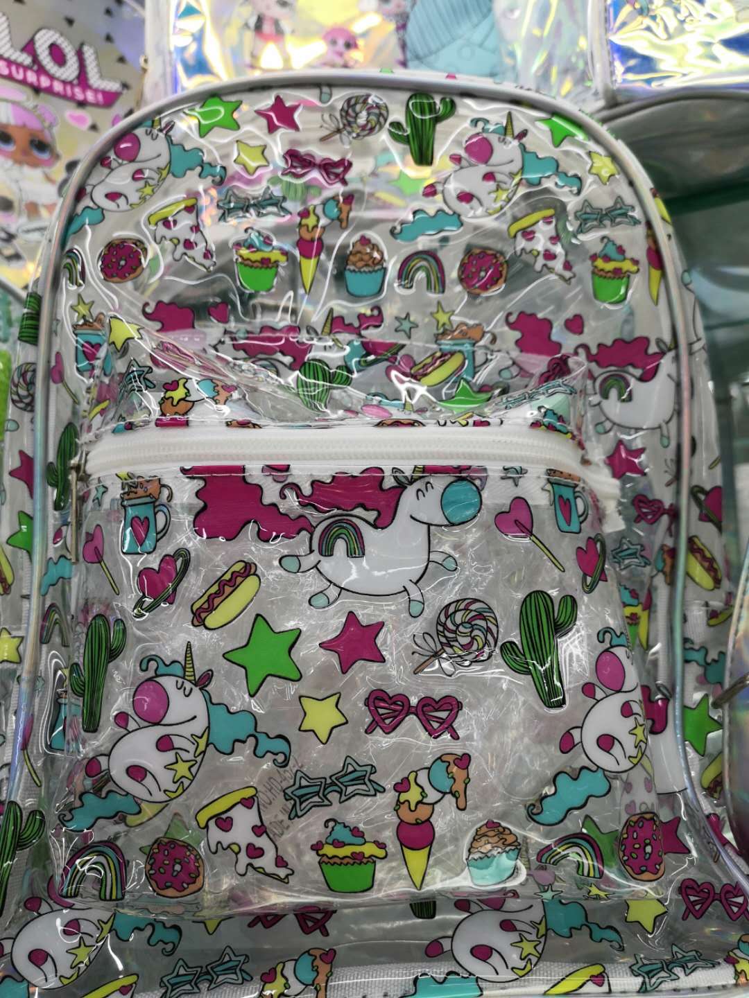 Students 14 To 15.6 Inch Computer Backpack Women's Cloth Bag Bag Striped Backpack Bangkok Travel Bag Specification drawing