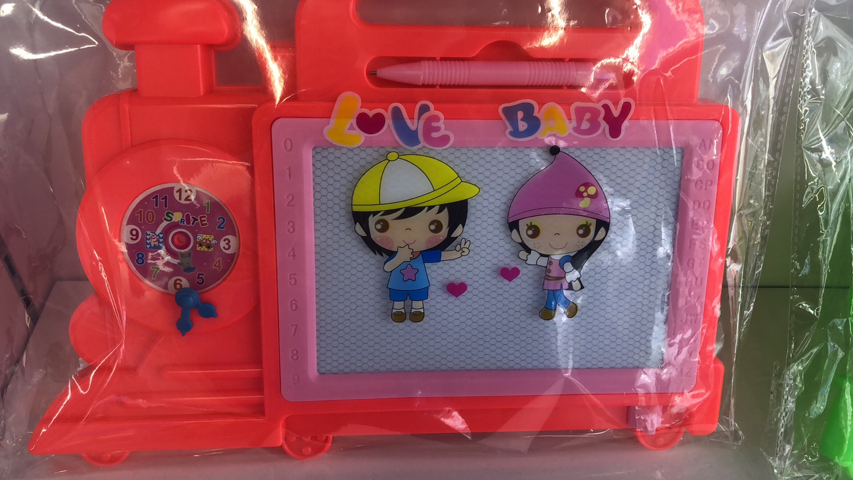 儿童画板磁性写字板宝宝绘画画板小孩玩具彩色涂鸦板