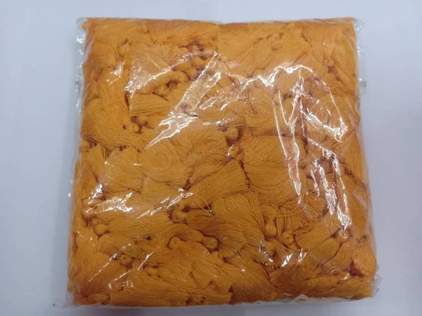 小圈穗饰品用涤纶流苏饰品拉圈装饰扇坠小流苏穗子产品图