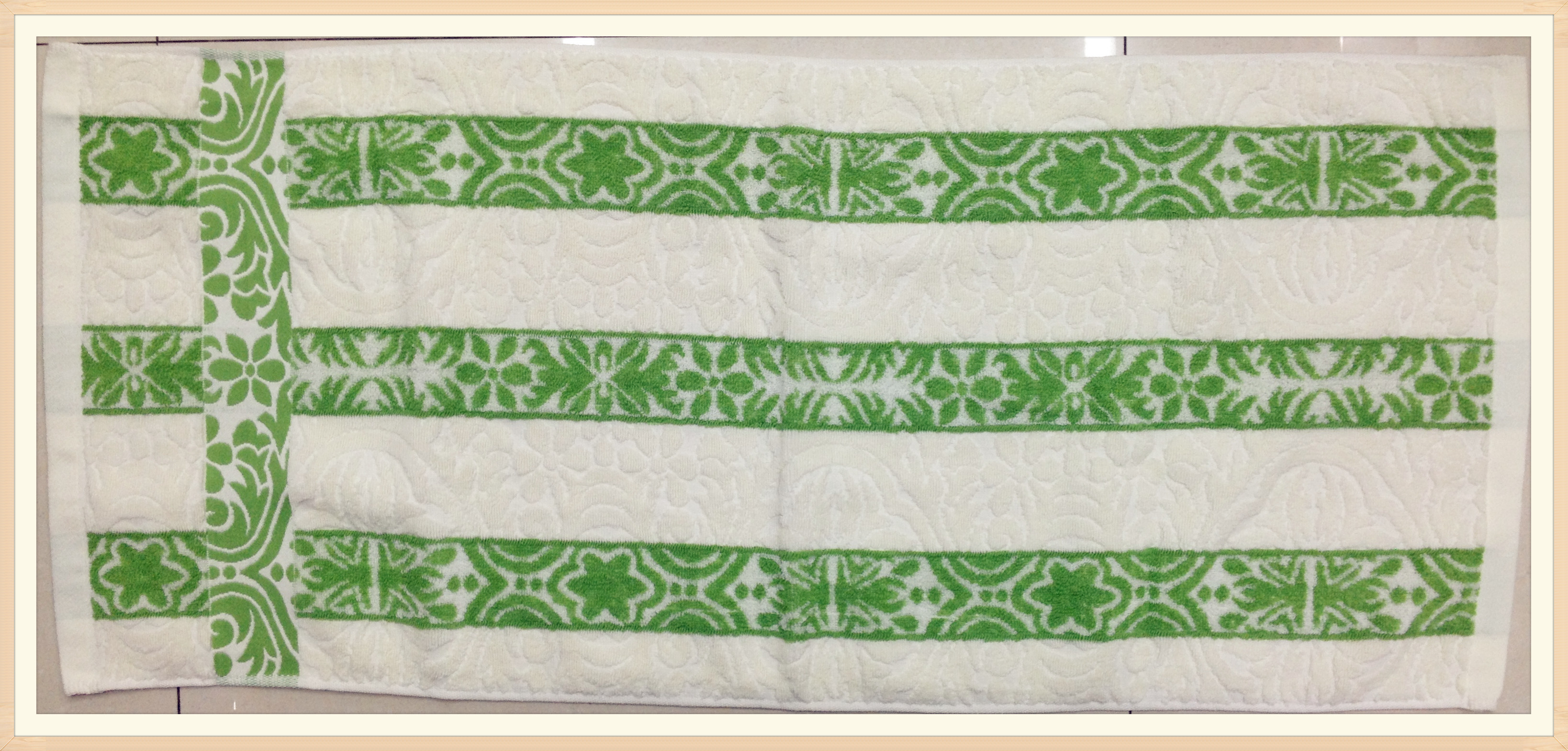 Wave-shaped towels, pure cotton colored striped thickened absorbent face towels, facial cleansing towels, gift towels, labor protection, wholesale and customization LDGO Specification image