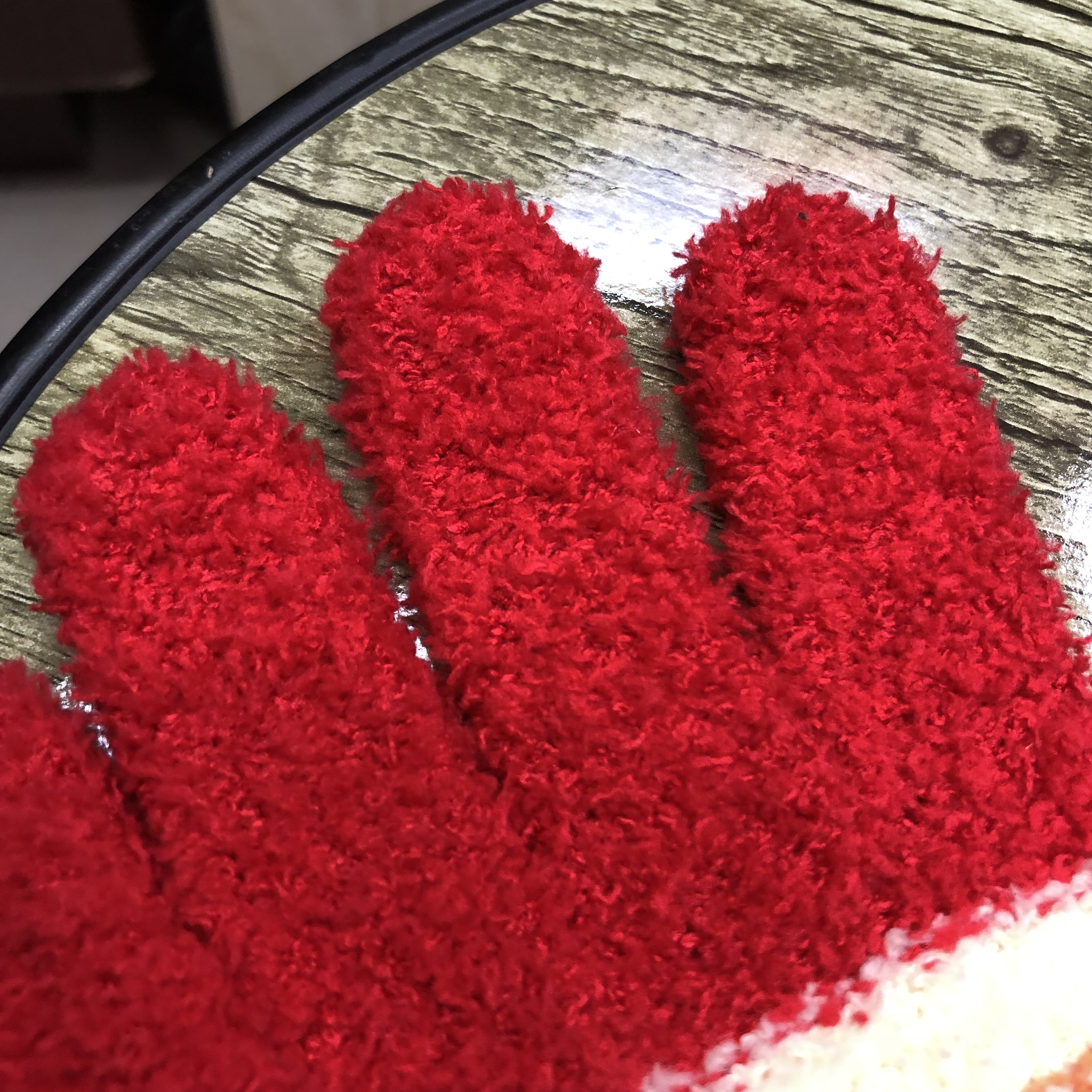 Women's Biker Warm Biker Gloves Large Stretch Knitted Gloves Specification drawing