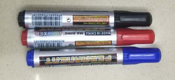 Beauty Pen Industry Office Culture Writing Tools Marker Note Number Pen Big Head Pen Express Pen Color 10 Multi-Color Ultra Long Oily Single Head Large Capacity Quick Drying