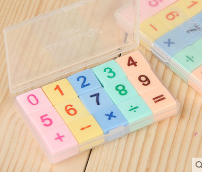 Stationery, student creative cartoon box set, cute digital eraser, educational and educational children's prize