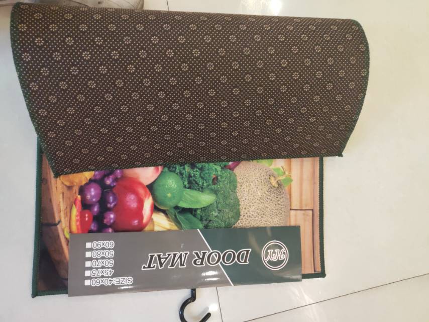 水果图案地垫小清新ins风地垫细节图