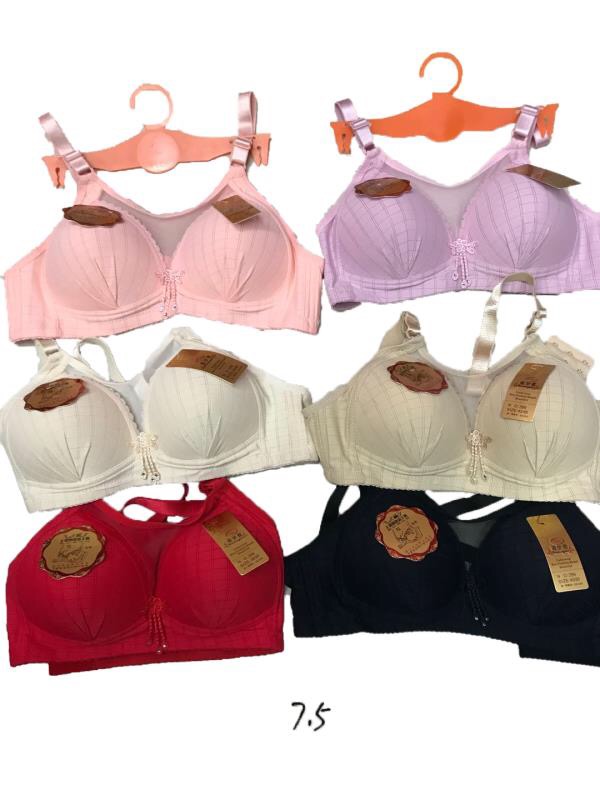 大码文胸薄款聚拢防下垂无钢圈胸罩无磁舒适美背文胸女士性感内衣