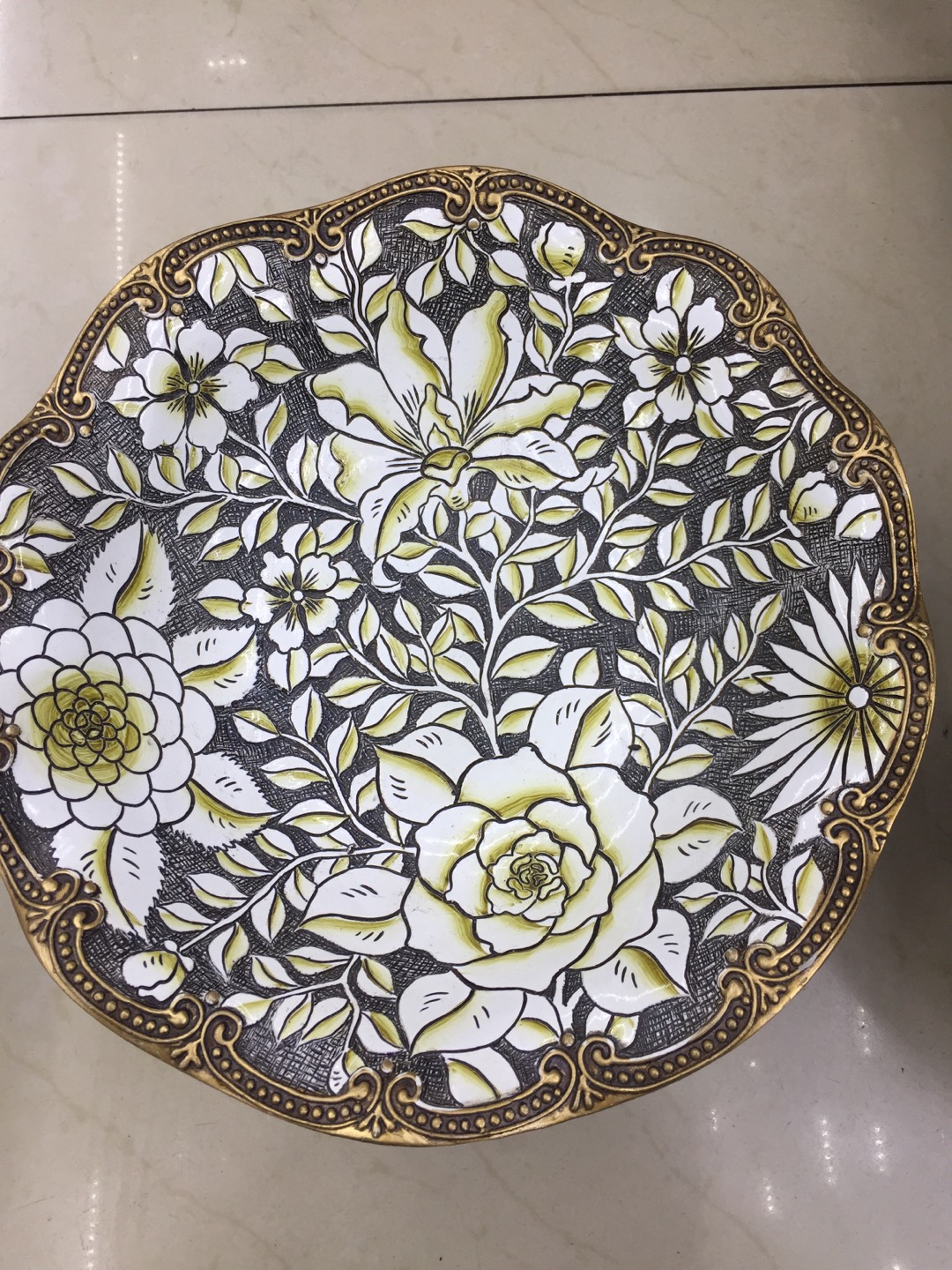 European-style resin fruit plate handicrafts and ornaments factory direct sales, custom orders based on samples details Picture