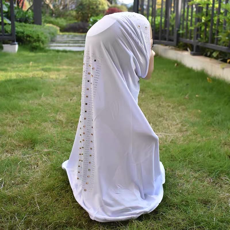 围巾女士时尚百搭爆款薄款穆斯林包头头巾详情图2