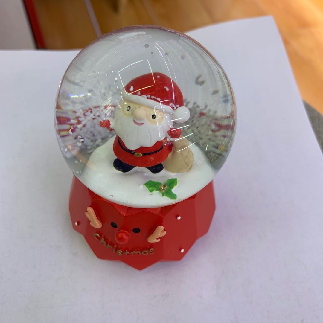 水晶球内饰圣诞老人礼品玩具礼物生日工艺品摆件工艺品摆件