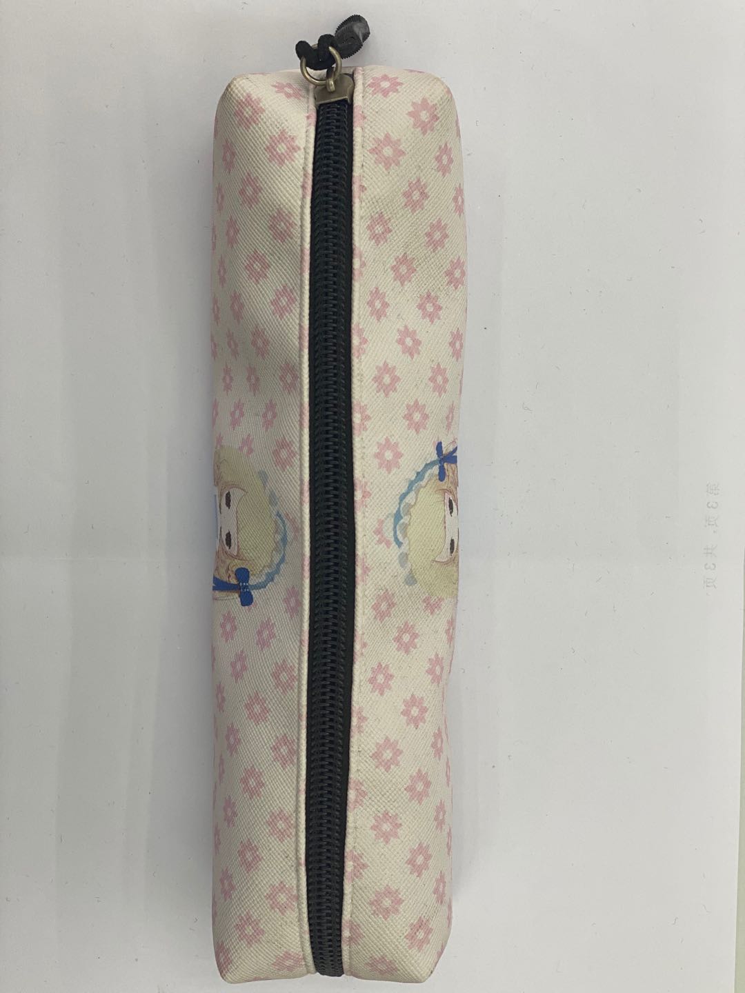 Little Girl Digital Square Bag Cool Cute Pencil Box Primary School Kindergarten Pencil Box Pencil Bag Specification drawing