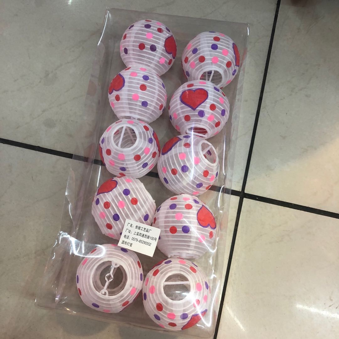 Halloween-colored lanterns, colorful paper lanterns, Lantern Festival lanterns, small hanging decorations, children's diy handmade materials Specification image