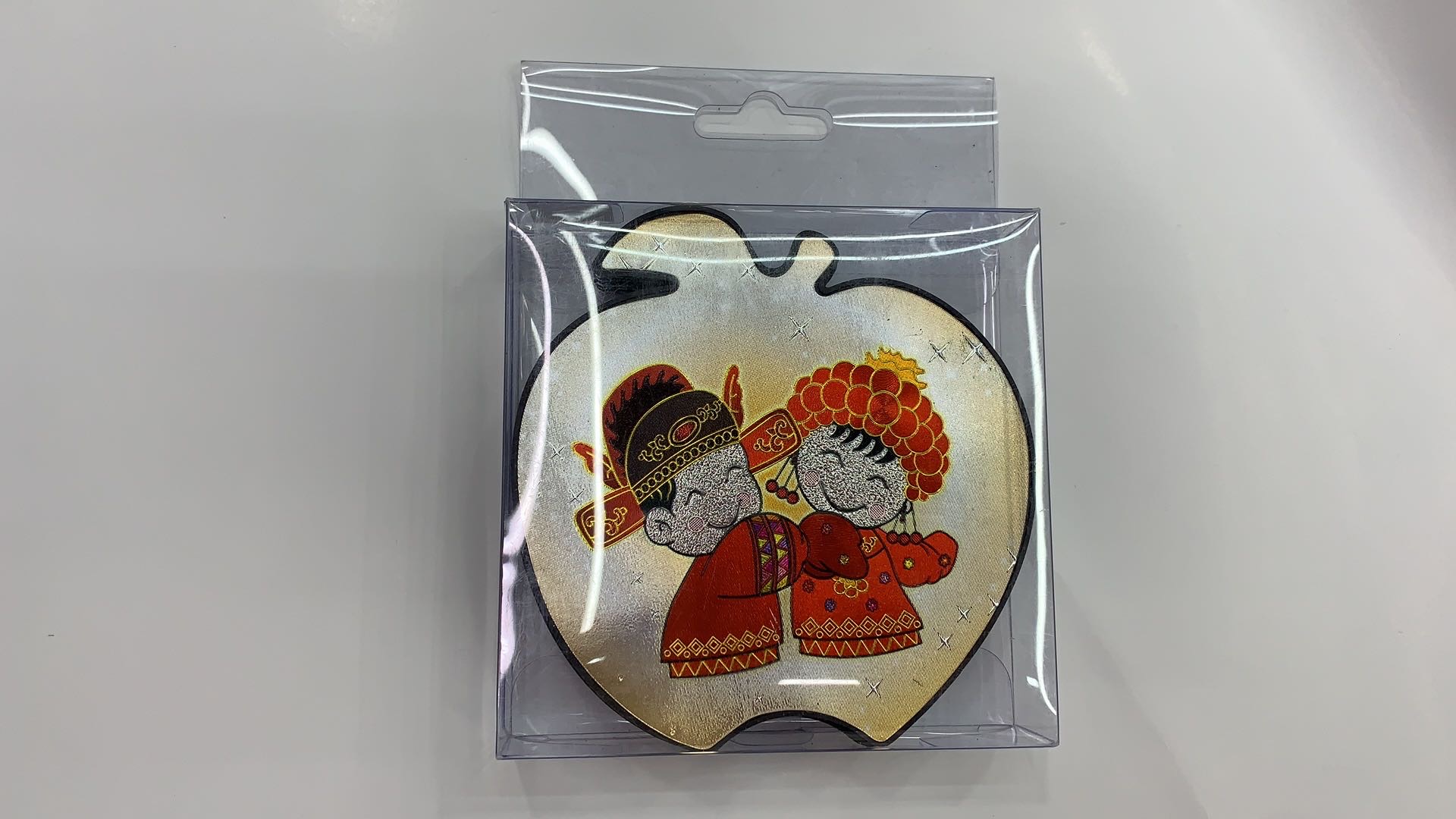 信发塑胶工艺厂家直销旅游纪念品工艺品礼物苹果喜庆造型胶冰箱贴磁贴玻璃面板冰箱装饰磁铁贴