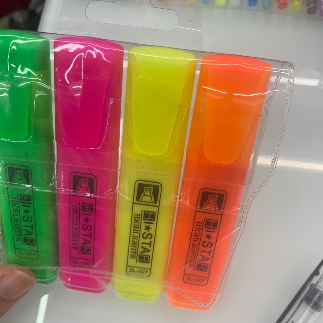 Six Color Highlighter Double Head Fluorescent Marker Light Color Students With Tasteless Candy Color Marker Color Bold Highlight Flash Luminous Silver Fluorescent Pen Set Specification drawing