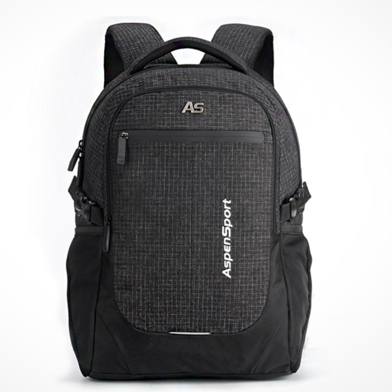 Black Multifunctional Backpack Schoolbag Backpack