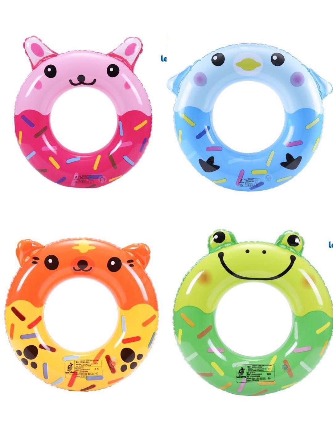 游泳圈儿童水晶游泳圈3-6-10岁宝宝卡通腋下圈男孩女孩救生浮圈