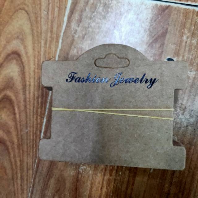 牛皮纸精品手链包装板图