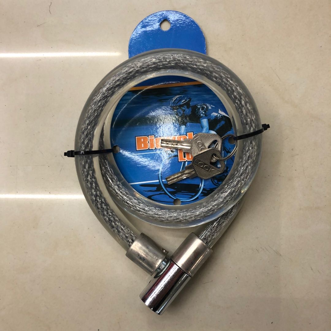 137防盗锁自行车锁钢丝锁