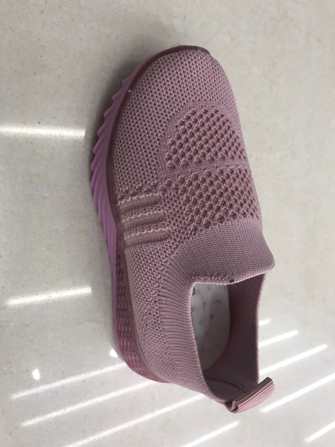 Spring 2020 New Fly-Knit Slip-On Sports Casual Children's Shoes Breathable Fashion Specification drawing
