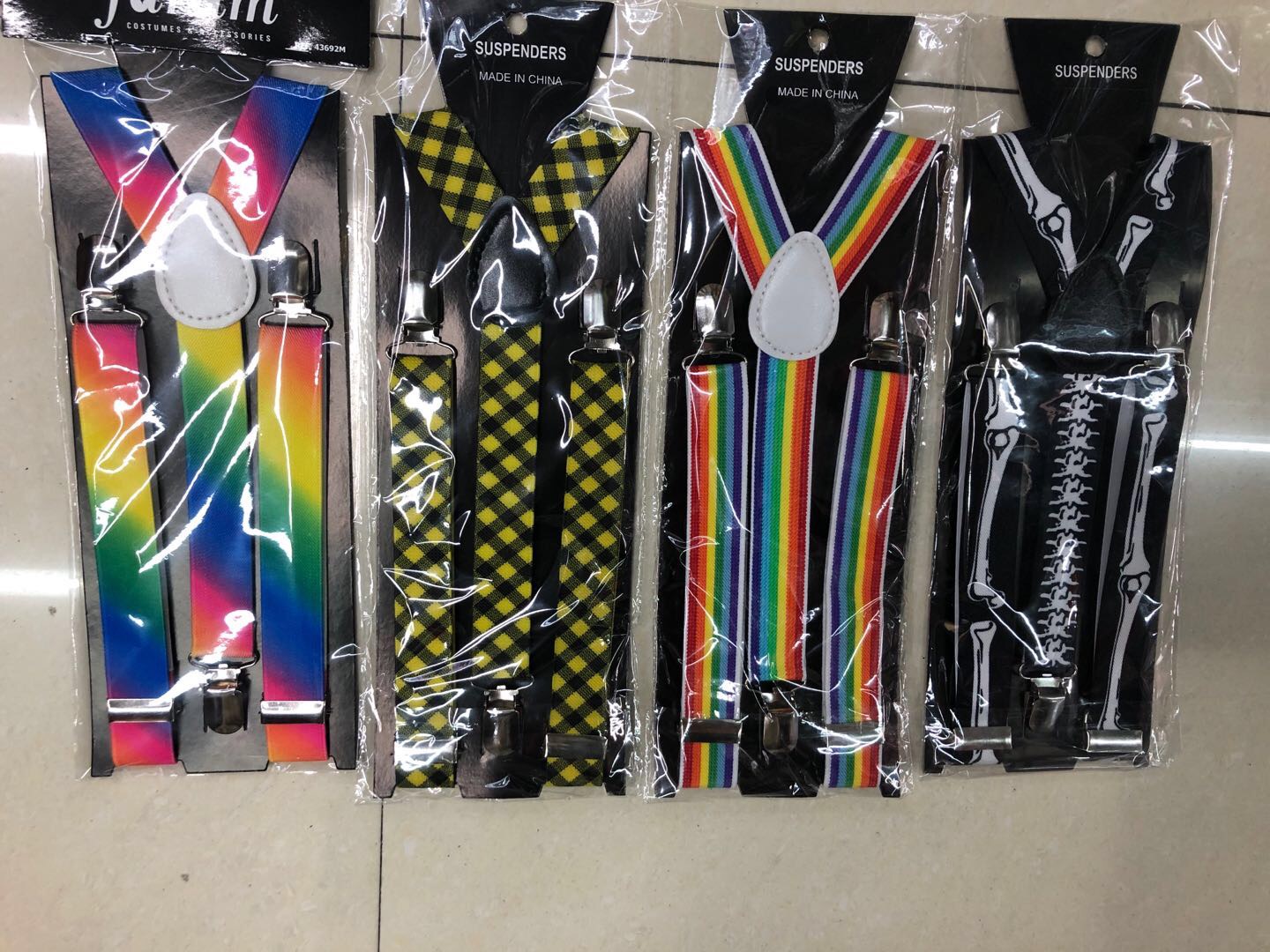 Printed Suspenders For Kids Boy's Accessories Baby Suspenders With Candy Colored Pants With Korean Version details Picture