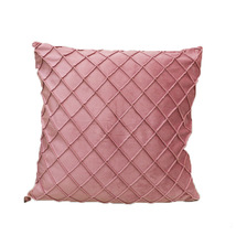 现代简约格子抱枕套沙发靠垫床头荷兰绒ins风亚马逊