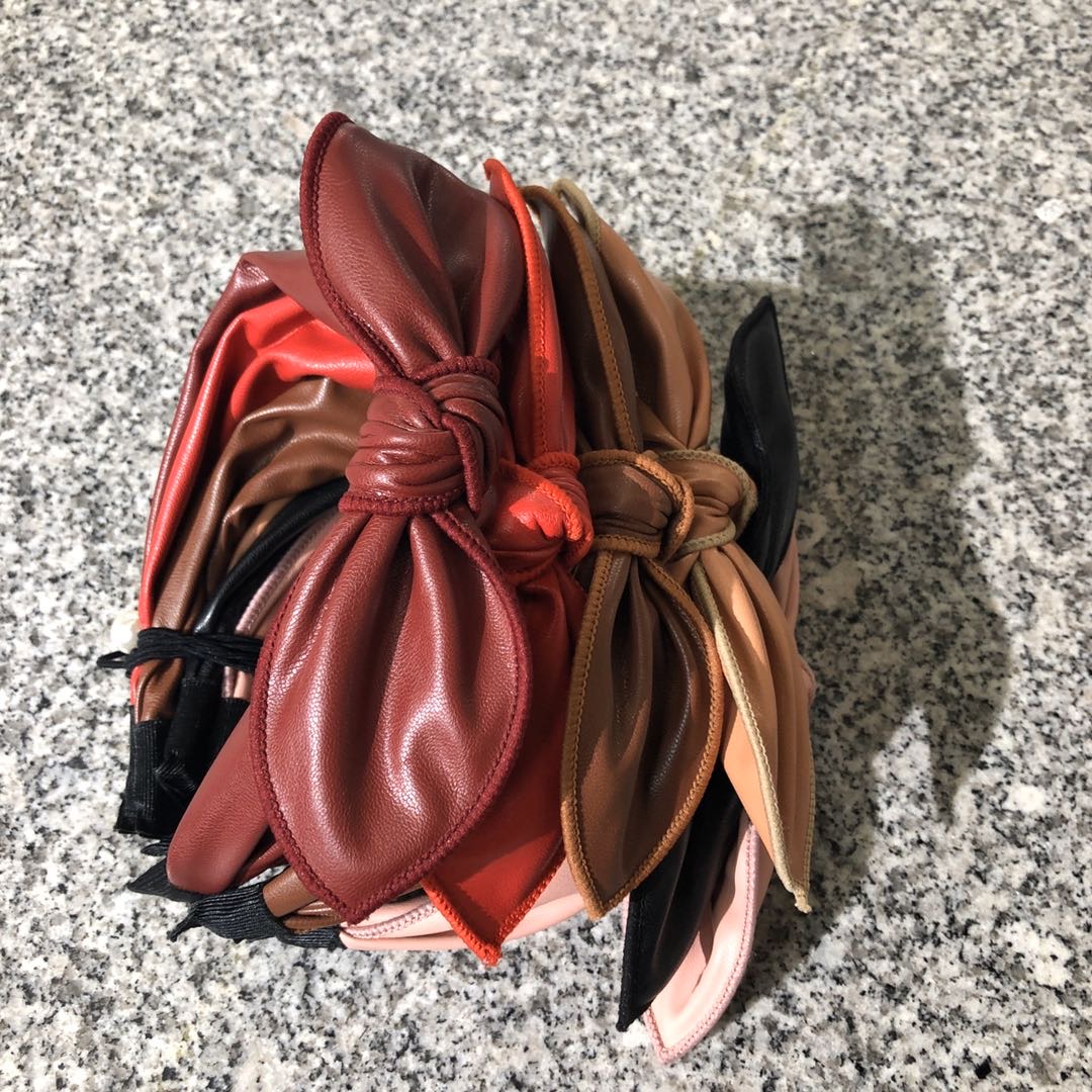 Korean handcrafted bow hair accessories, hair clips, hair accessories, Korean exquisite hair bands, shiny leather hair bands, hair clips for adults, 59