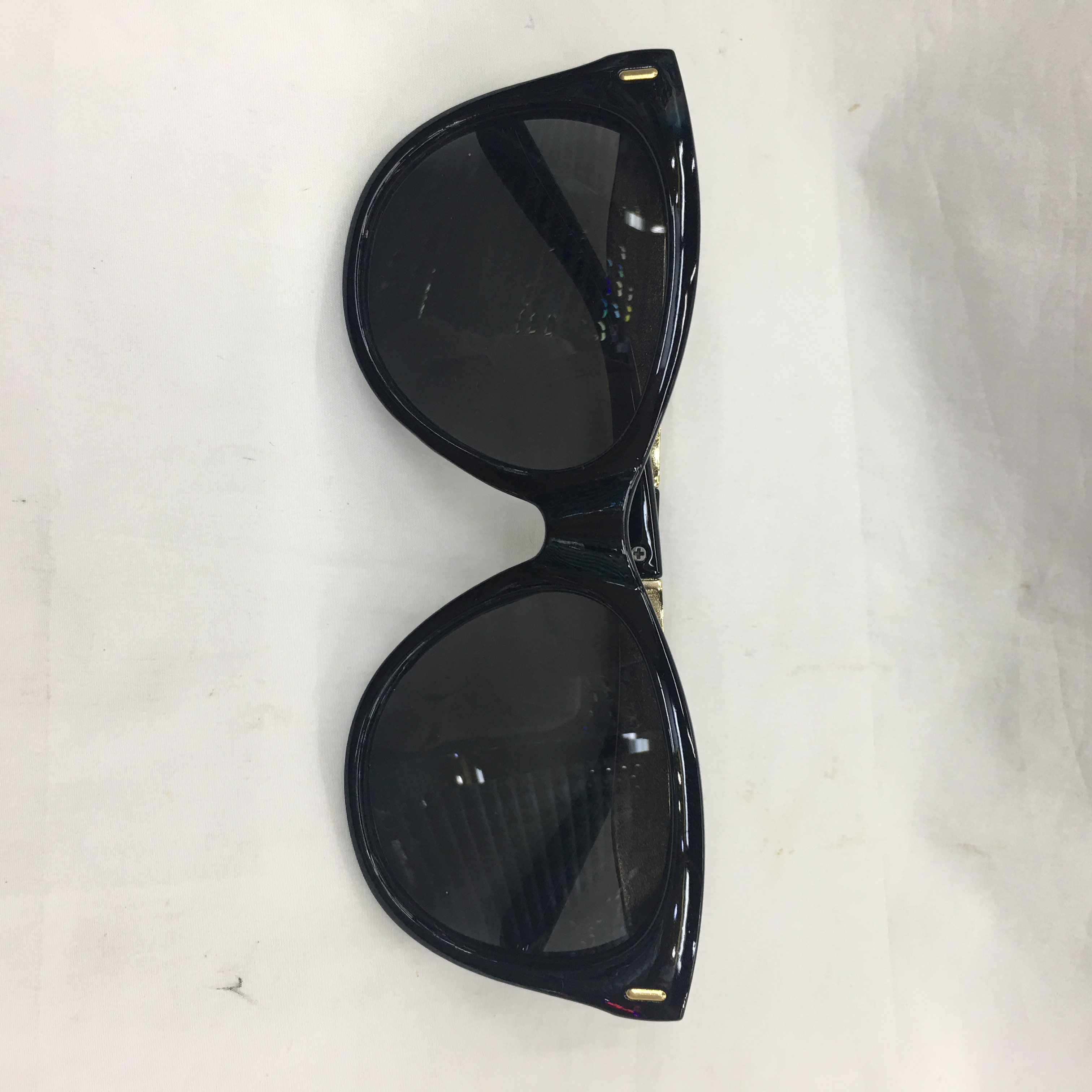 New Korean-style trendy UV-protective sunglasses for ladies, fashionable round face eye protection glasses