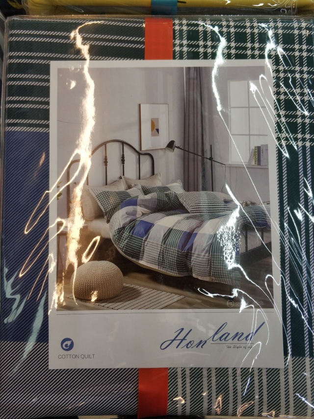 假日迷情床上四件套 纯棉双人床上用品 加厚包边被套产品图