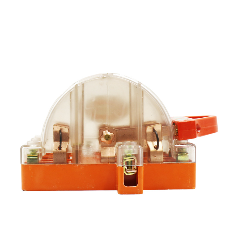 透明盖子三相3P63A双投双向电源切换全纯铜电闸刀指示灯