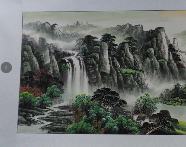 صناعة جين جين للوحات الوطنية المطبوعة باليد 120x300CM details Picture