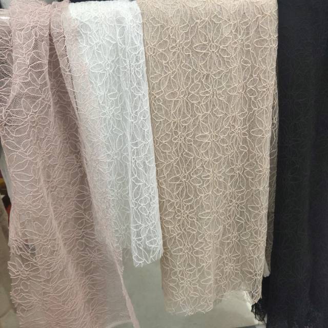 6087蕾丝服装帽子打底衫面料