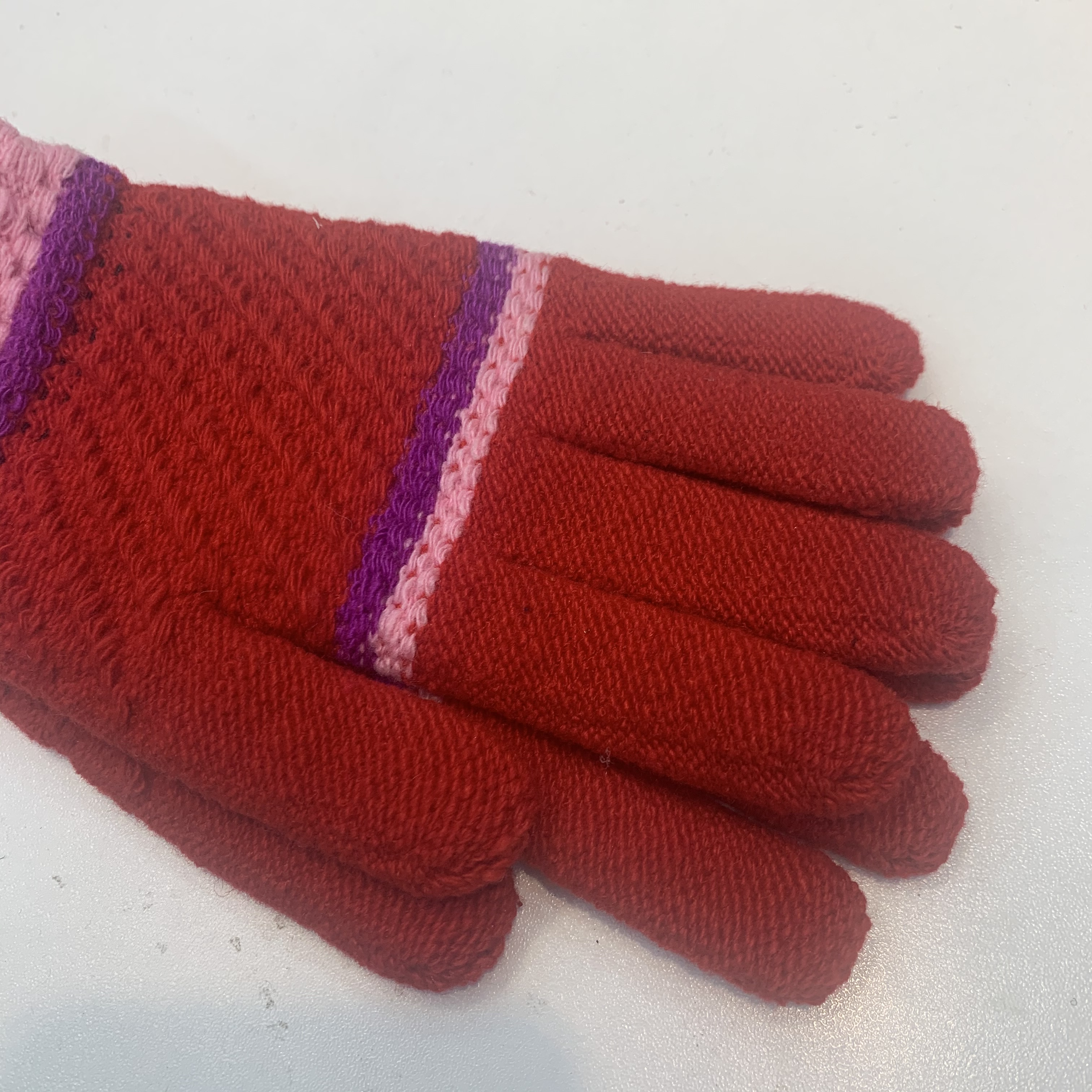 Ladies' woolen knitted gloves for cold protection and warmth, warm for driving students details Picture