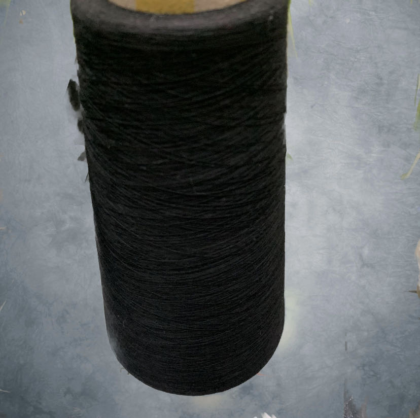 棉线棉纱线宝宝线纯棉毛线全棉手工编织特黑