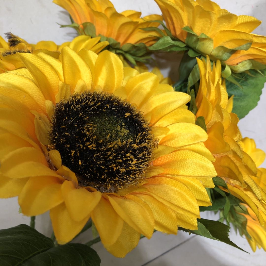 7 Sunflower Garden Small Fresh Decoration Home Photography Accessories Manufacturers Direct Sales details Picture