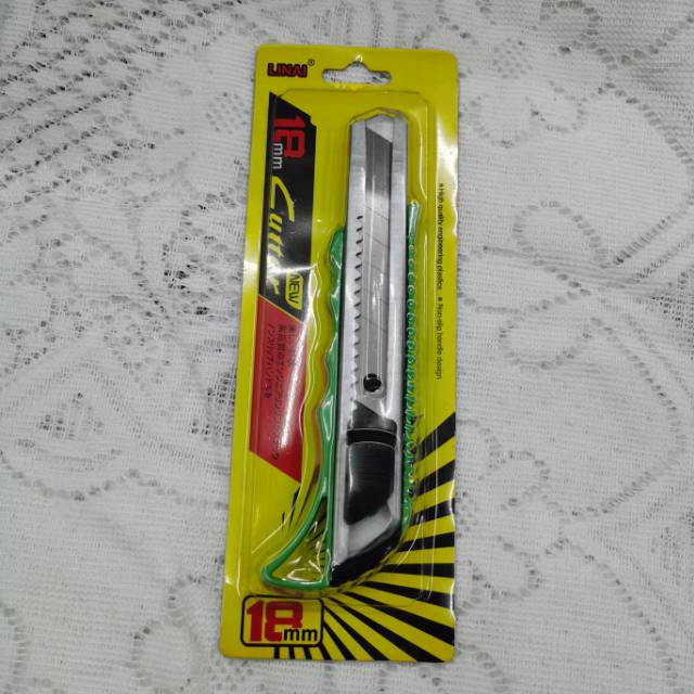 Large cutter wallpaper knife student office express stationery knife tools cutting paper 18mm blade holder 1 set2 thumbnail