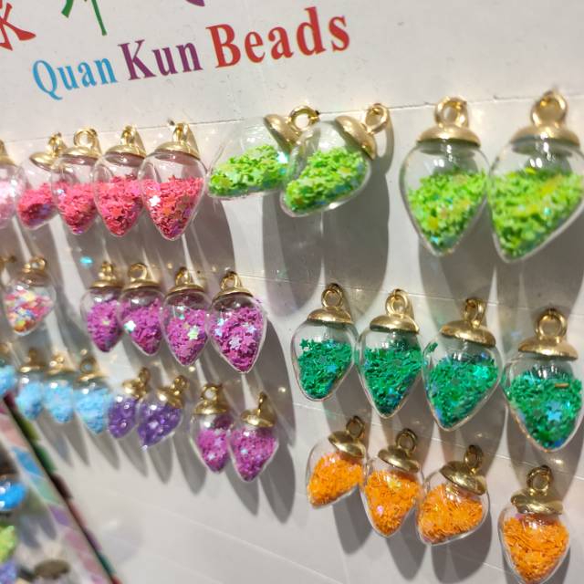 Best-selling glass quicksand jewelry accessories Specification image