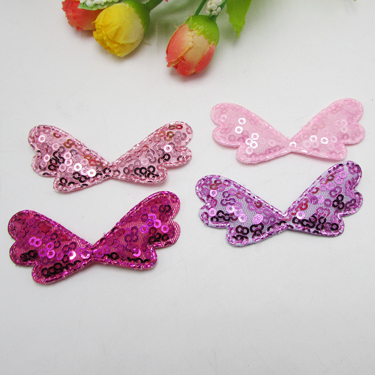 Sequin Princess Wings Children's Hairpin Accessories Korean Version Of The New Handmade Diy Children's Jewelry Hair Accessories Headgear Material details Picture