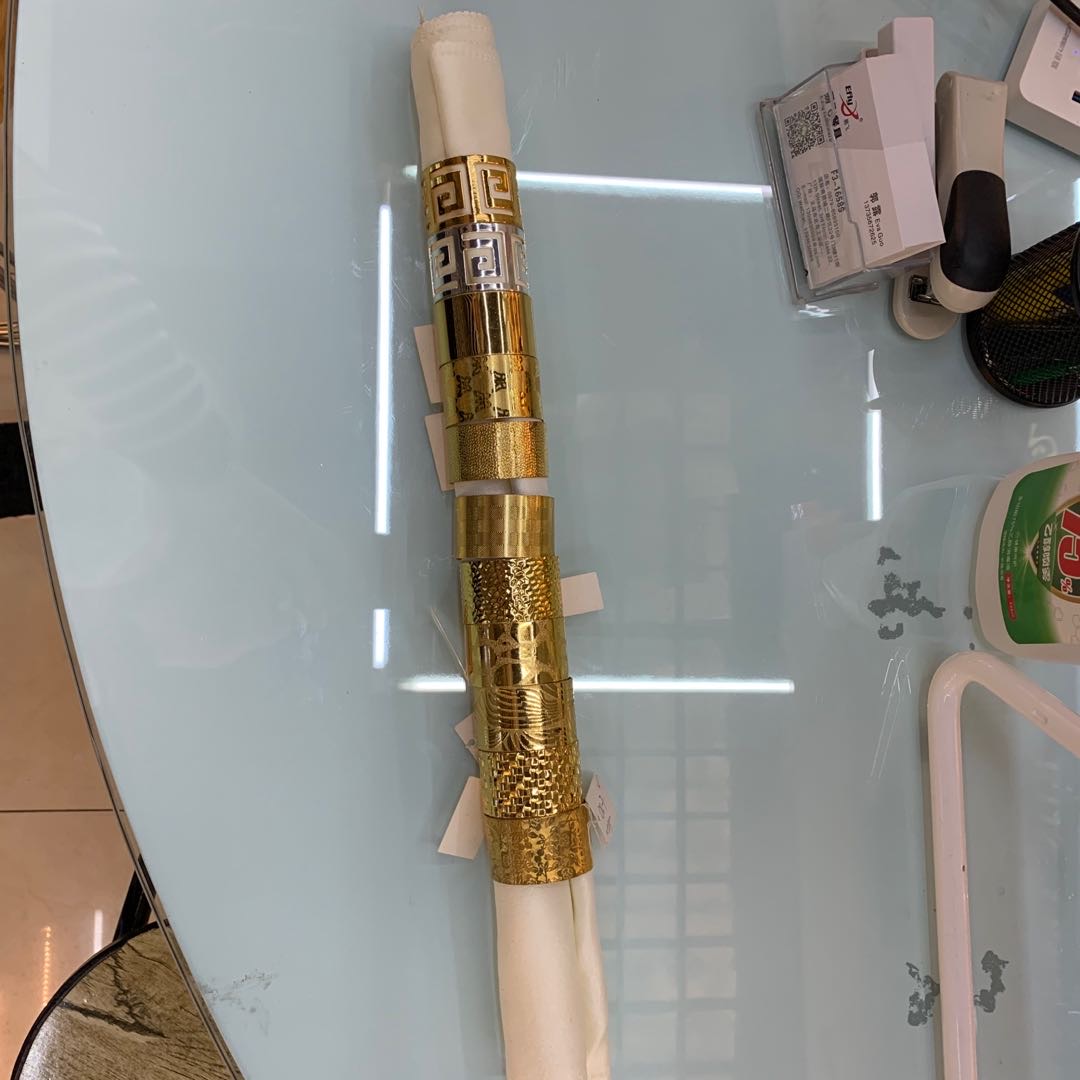 促销回字纹餐巾扣餐巾环精美双珠弹簧餐巾圈口布圈 软装家居饰品