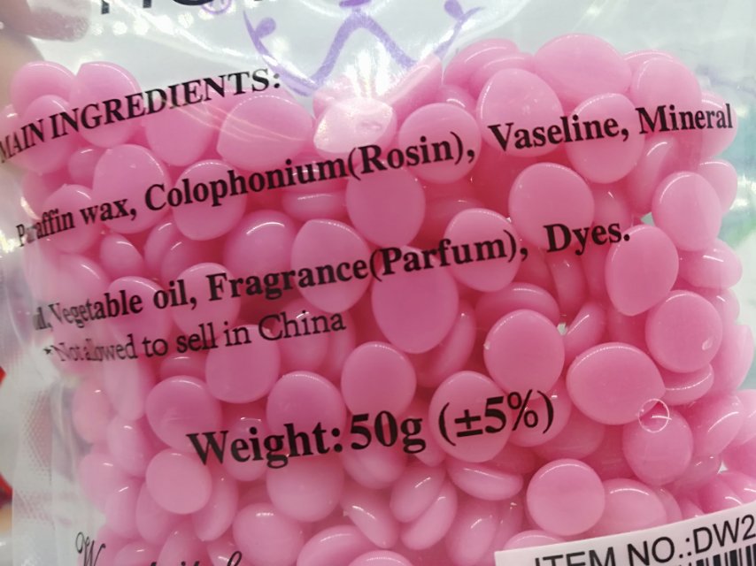 Hair removal wax bean Hair removal cream Peel-off paperless hot wax for male and female students, 50g bag for the whole body, armpits, limbs, beard and private parts Specification image