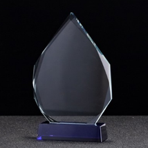 水晶冰山奖杯奖牌商务比赛活动年会纪念礼品摆件