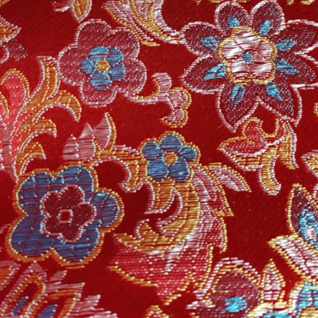 Floral Low Brocade Fabric Decorative Fabric Multi-Color Optional Specification drawing
