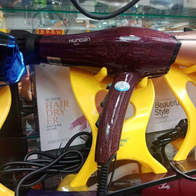 Crystal hair dryer, electric hair dryer