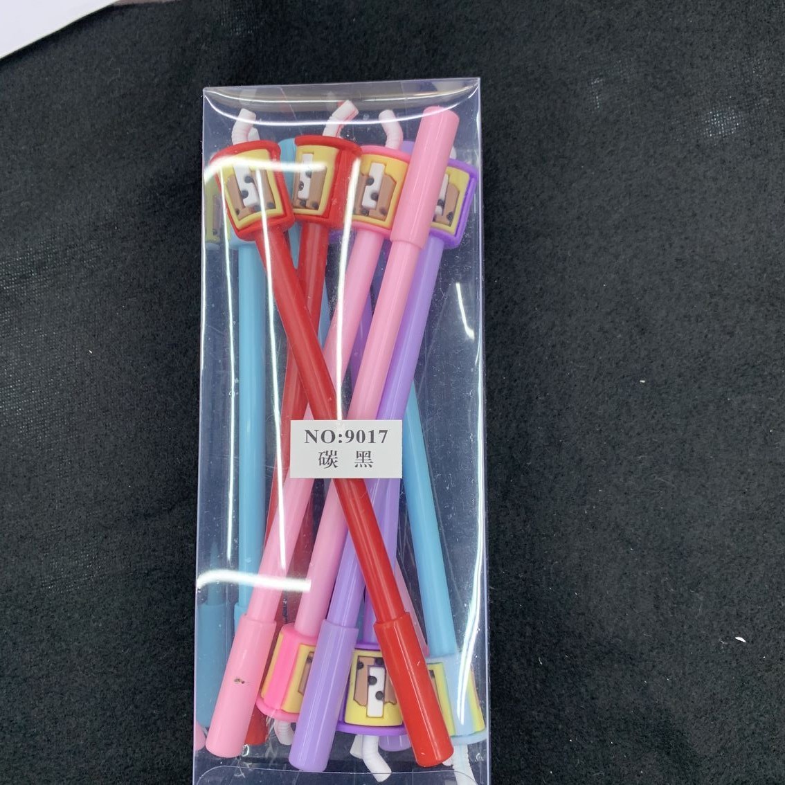 创意文具卡通软胶吸管杯头中性笔签字笔学生文具可爱日韩文具