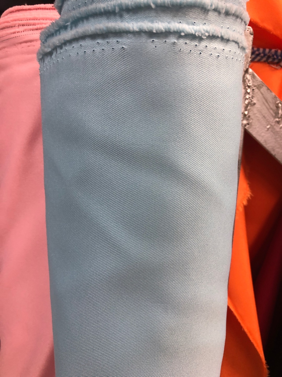 Fashionable Novel Color Bright Feel Comfortable Plain Rolle Fabric details Picture