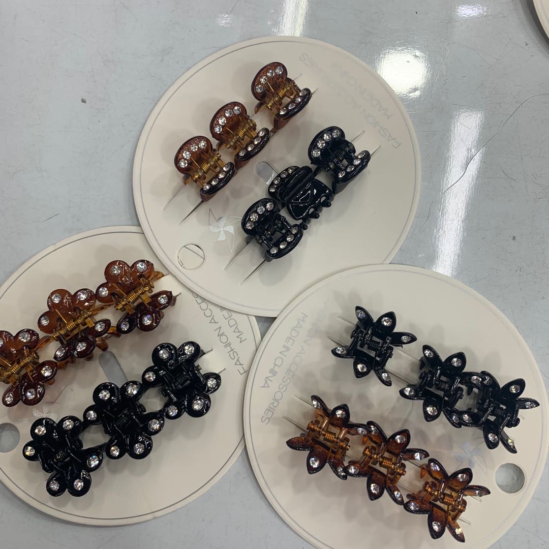 New mini diamond-encrusted grab clip, small hair clip, bath clip and mini headwear