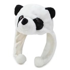 2020秋冬季新款可爱熊猫帽子女士 动物套头帽子 韩版卡通帽女