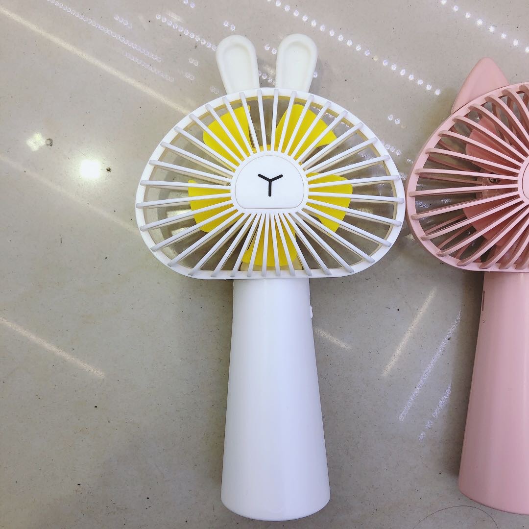 迷你便携式小风扇学生宿舍usb可充电小电风扇办公室桌面卡通静音批发细节图