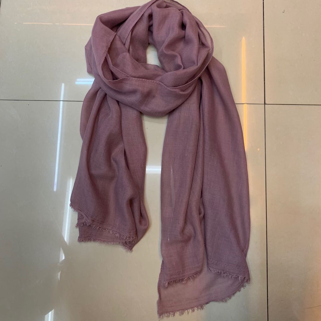 Wine Red Long Scarf Fashion Scarf Scarf Manufacturers Direct Sales