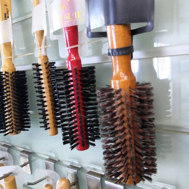 Curly hair massage comb, original order for export, factory direct sales, pig bristle comb, special wooden comb for hair salons Specification image