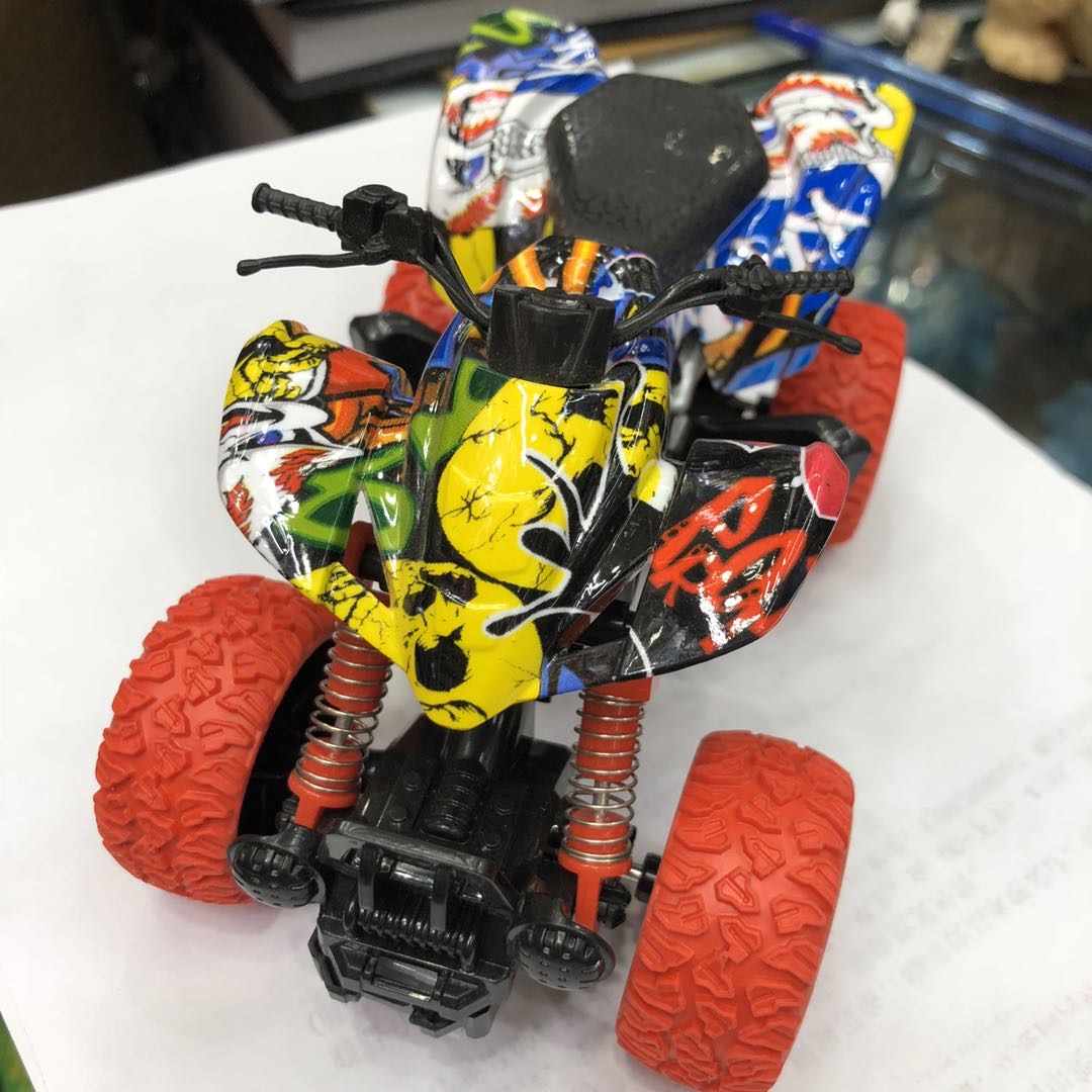 Factory direct sales of graffiti beach motorcycles, inertial vehicles and children's toys details Picture