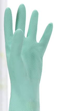 Latex Gloves Close-Up
